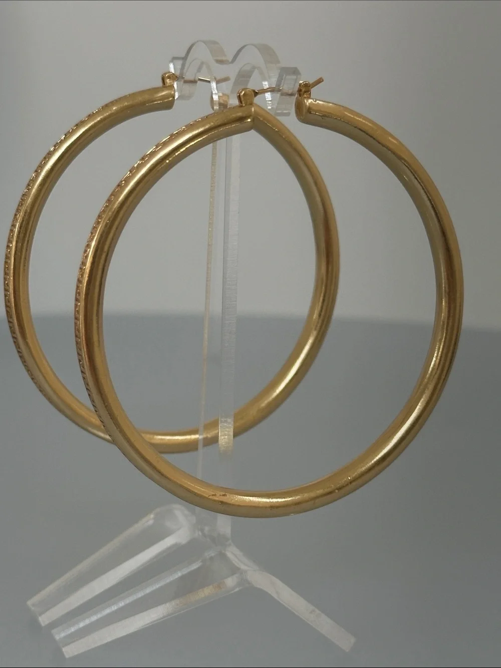 Versace Large Gold Hoop Earrings